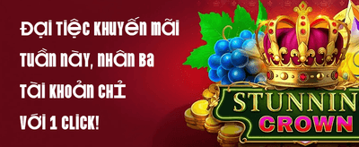 Thưởng Chào Mừng 100% Nạp Đầu